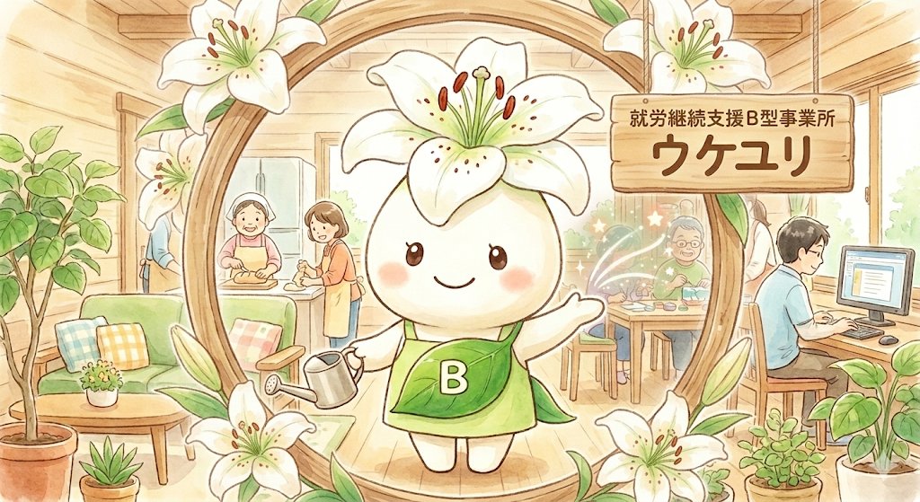 ウケユリの作業風景